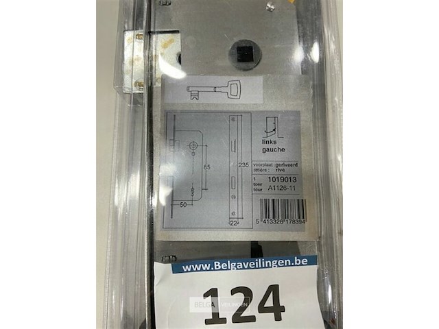 2x yale insteekslot a1126 links doorn 50mm pc 85mm - afbeelding 3 van  3