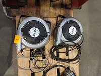 2x zeca kabelveerhaspel