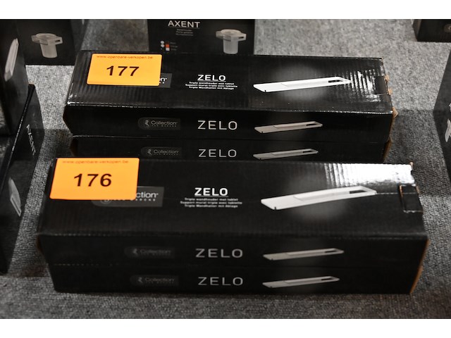 2x zelo triple wandhouder met tablet - afbeelding 1 van  1