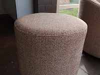 2x zitbank & poef - afbeelding 4 van  6