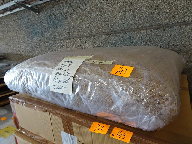 2x zitkussen in jute - afbeelding 2 van  2