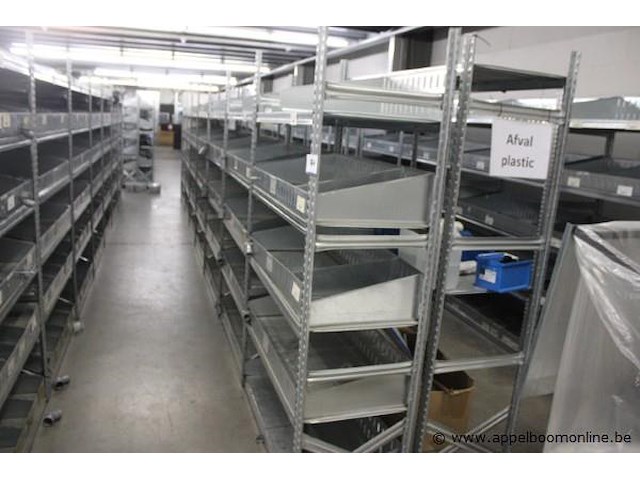 2x10 meter magazijnrek - afbeelding 1 van  3