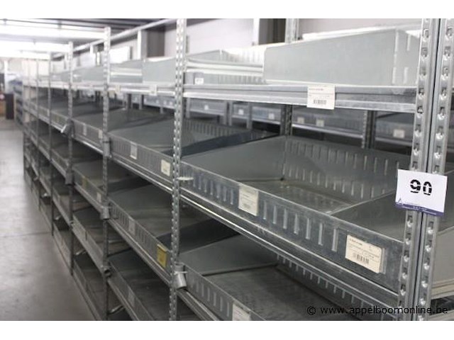 2x10 meter magazijnrek - afbeelding 2 van  3