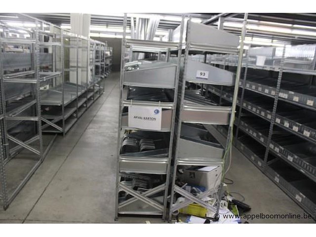 2x10 meter magazijnrek - afbeelding 1 van  3