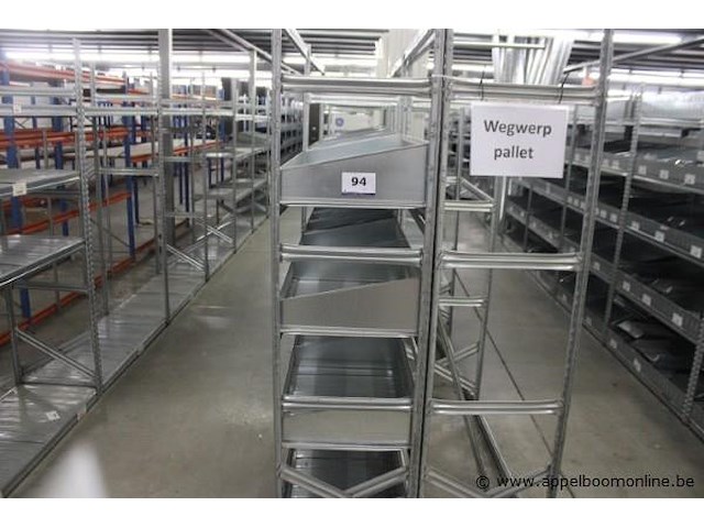 2x10 meter magazijnrek - afbeelding 1 van  4