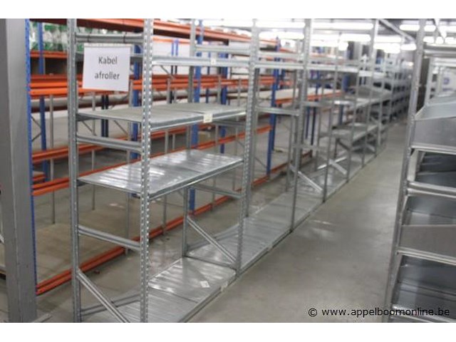 2x10 meter magazijnrek - afbeelding 2 van  4