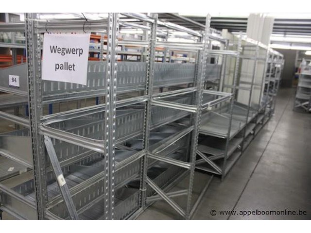 2x10 meter magazijnrek - afbeelding 3 van  4
