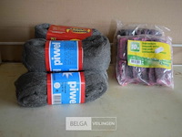 2x10st seepsponsjes, 5 steelwol - afbeelding 1 van  3