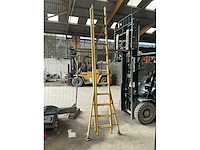 2x12 polyester schuifladder - afbeelding 1 van  3