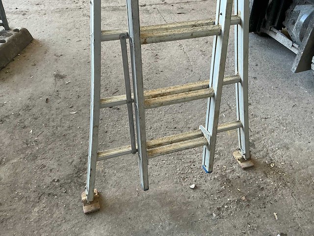 2x12 schuifladder - afbeelding 2 van  3