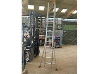 2x12 schuifladder - afbeelding 1 van  3