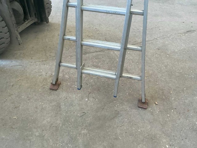 2x12 schuifladder - afbeelding 2 van  3
