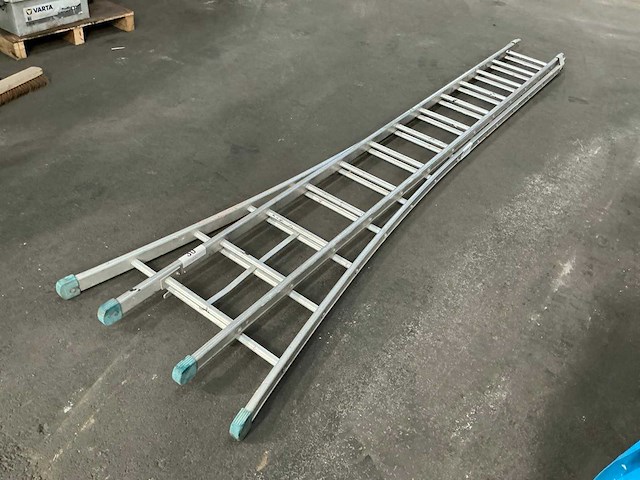 2x13 schuifladder 2 delig - afbeelding 1 van  4