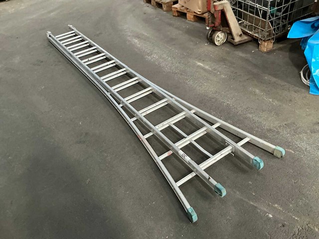 2x13 schuifladder 2 delig - afbeelding 2 van  4