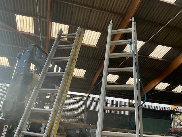 2x14 2 delige diverse schuifladder - afbeelding 5 van  5