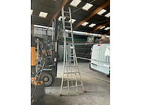 2x14 2 delige schuifladder - afbeelding 1 van  3