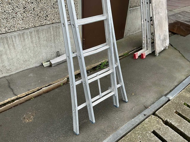 2x17 dubbele schuifladder - afbeelding 3 van  4