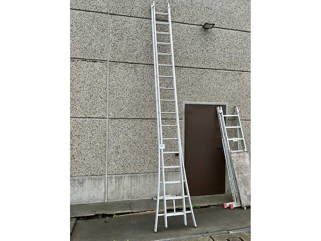 2x17 dubbele schuifladder - afbeelding 2 van  4