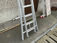 2x17 dubbele schuifladder - afbeelding 3 van  4