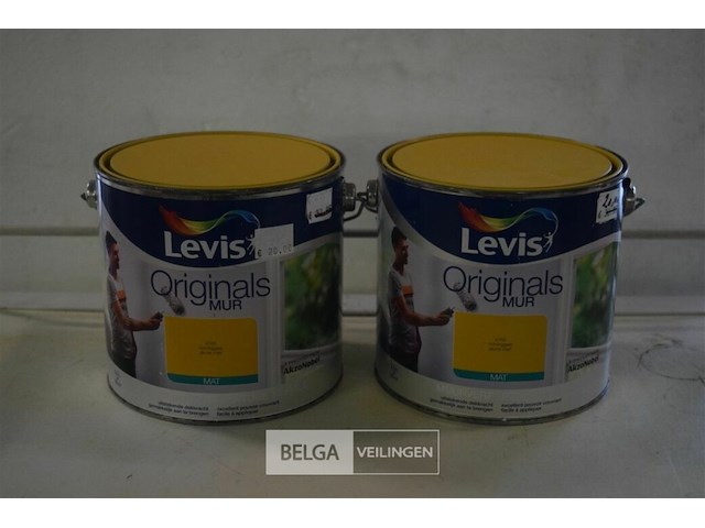 2x2,5l levis muurverf honinggeel mat 4765 - afbeelding 1 van  3