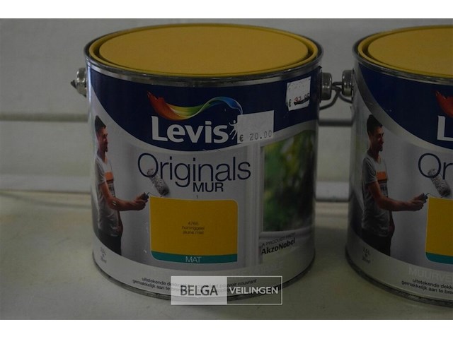 2x2,5l levis muurverf honinggeel mat 4765 - afbeelding 2 van  3