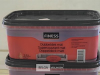 2x2,5lfinessdubbeldek poppy red - afbeelding 2 van  4