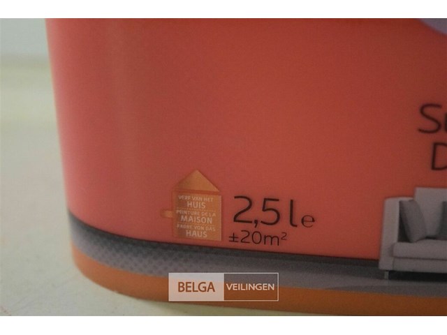 2x2,5lfinessdubbeldek poppy red - afbeelding 4 van  4