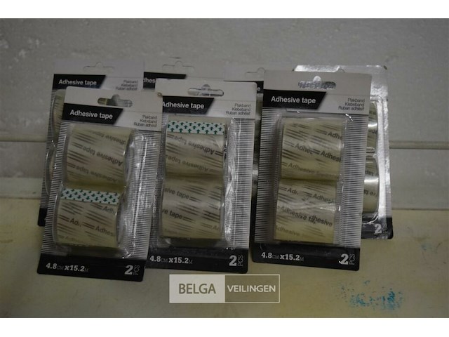 2x2st plakband 4,8cm x15,2m - afbeelding 1 van  3