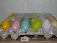 2x30st eivormige paaskaarsen - afbeelding 2 van  3