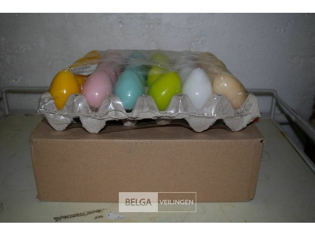 2x30st eivormige paaskaarsen - afbeelding 1 van  2