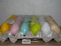 2x30st eivormige paaskaarsen - afbeelding 2 van  2