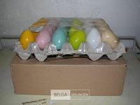 2x30st eivormige paaskaarsen - afbeelding 1 van  3