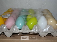 2x30st eivormige paaskaarsen - afbeelding 2 van  3