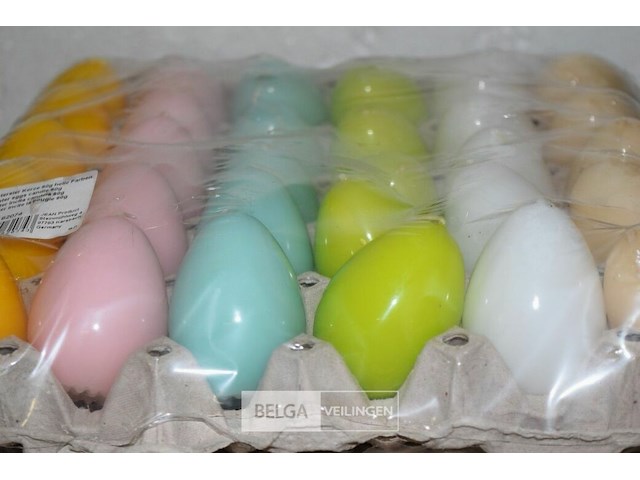 2x30st eivormige paaskaarsen - afbeelding 3 van  3