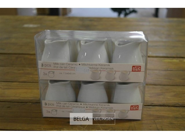 2x3st melkkannetjes - afbeelding 1 van  2
