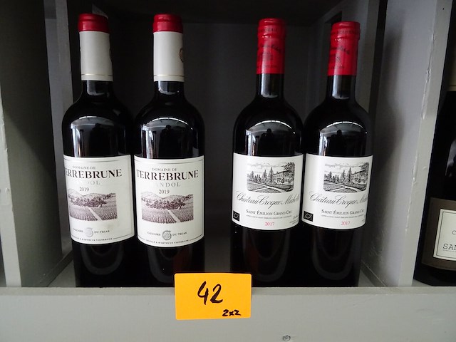 2x75cl château croque michotte 2017 + 2x 75cl terrebrune 2019 - afbeelding 6 van  6