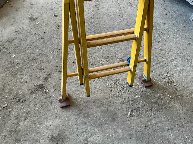 2x8 polyester schuifladder - afbeelding 2 van  3