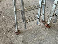 2x8 schuifladder (2x) - afbeelding 2 van  6