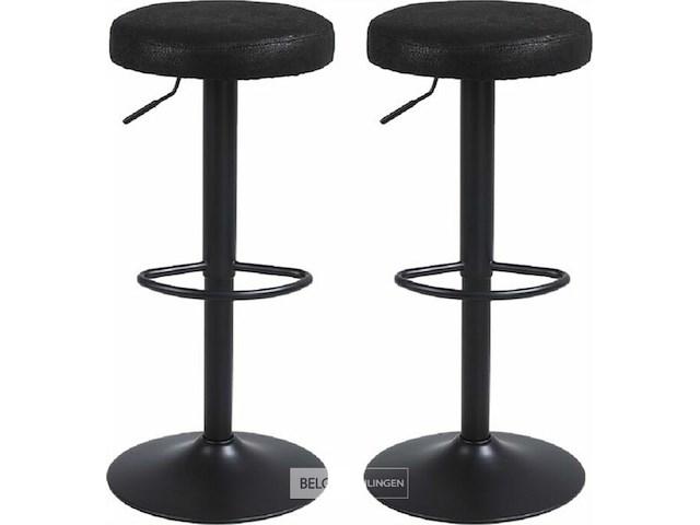 2xbarkruk zwart - afbeelding 1 van  8