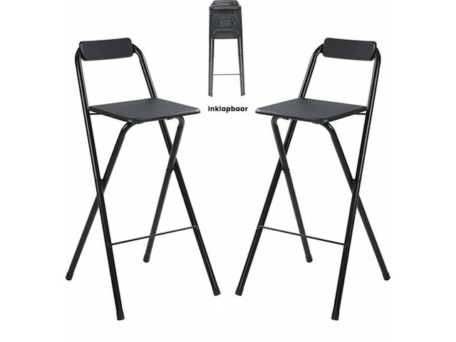 2xbarkruk zwart - afbeelding 1 van  8