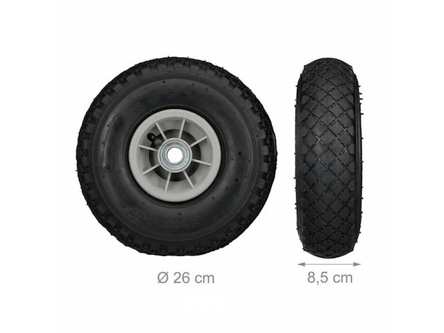 2xkruiwagenwiel - afbeelding 2 van  5