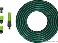 2xtuinslang met koppelingen en sproeier - afbeelding 3 van  4