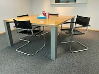 (2x)vergadertafel + (7x) stoel - afbeelding 1 van  8