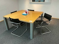 (2x)vergadertafel + (7x) stoel - afbeelding 2 van  8