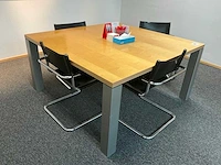 (2x)vergadertafel + (8x) stoel - afbeelding 3 van  9