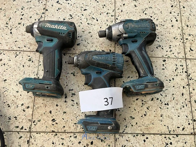 3 accu slagmoersleutels makita - afbeelding 1 van  3