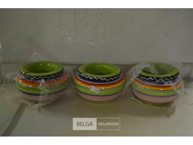 3 asbakken ø14 cm - afbeelding 1 van  2