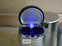 3 auto asbakken met licht - afbeelding 2 van  2