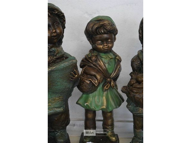 3 beeldjes bronslook - afbeelding 3 van  5