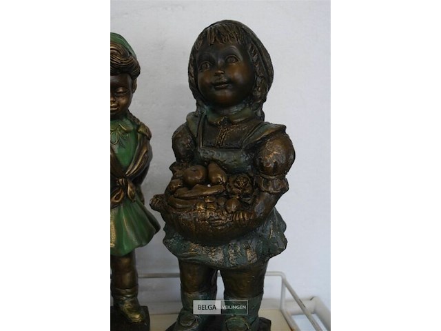 3 beeldjes bronslook - afbeelding 4 van  5